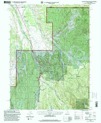 Deadman Mountain 1998 topographic map thumbnail