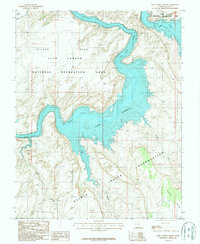 Deep Canyon North 1987 topographic map thumbnail