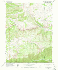Deep Creek Canyon 1962 topographic map thumbnail