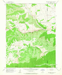 Deep Creek Canyon 1962 topographic map thumbnail