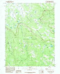 Deer Creek Lake 1985 topographic map thumbnail