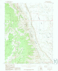 Deer Point 1987 topographic map thumbnail