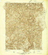 Delano Peak 1937 topographic map thumbnail