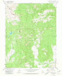 Delano Peak 1981 topographic map thumbnail