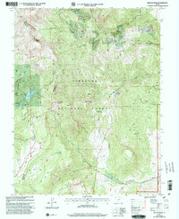 Delano Peak 2001 topographic map thumbnail