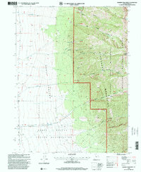 Deseret Peak West 1998 topographic map thumbnail