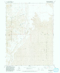 Desert Peak 1991 topographic map thumbnail