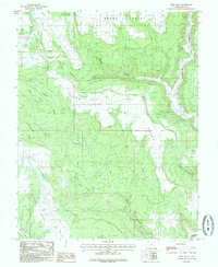 Devil Mesa 1985 topographic map thumbnail