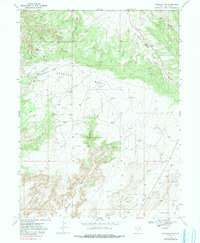 Dinosaur NW 1968 topographic map thumbnail