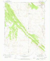 Dinosaur 1968 topographic map thumbnail