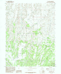 Dog Knoll 1985 topographic map thumbnail