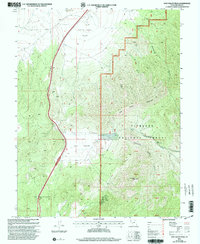 Dog Valley Peak 2001 topographic map thumbnail