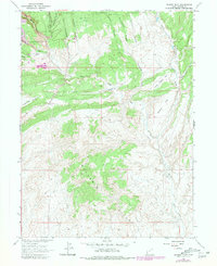 Donkey Flat 1965 topographic map thumbnail