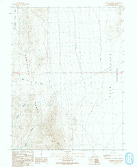 Dowdell Canyon 1991 topographic map thumbnail
