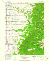 Draper 1952 topographic map thumbnail
