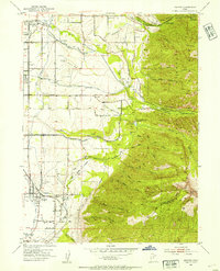 Draper 1952 topographic map thumbnail