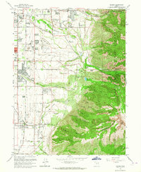Draper 1963 topographic map thumbnail