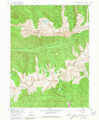 Dromedary Peak 1955 topographic map thumbnail