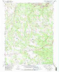 Drowned Hole Draw 1983 topographic map thumbnail