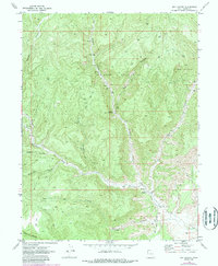 Dry Canyon 1970 topographic map thumbnail
