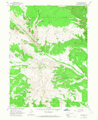 Dry Fork 1966 topographic map preview