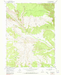 Dry Fork 1966 topographic map preview