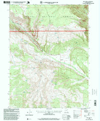 Dry Fork 1996 topographic map thumbnail
