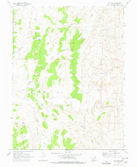 Dry Mesa 1969 topographic map thumbnail