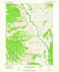 Dry Mountain 1962 topographic map thumbnail