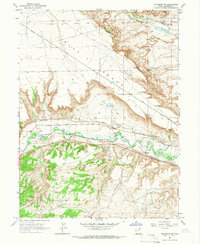 Duchesne NE 1964 topographic map thumbnail