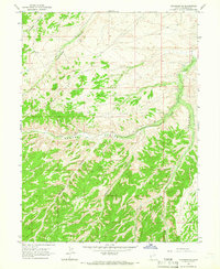 Duchesne SE 1964 topographic map thumbnail