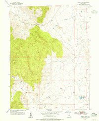 Dugway Pass 1953 topographic map thumbnail