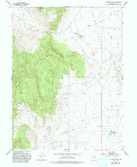Dugway Pass 1953 topographic map thumbnail