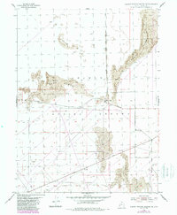 Dugway Proving Ground NE 1954 topographic map thumbnail