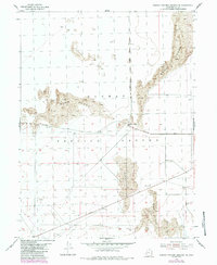 Dugway Proving Ground NE 1954 topographic map thumbnail