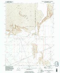Dugway Proving Ground NE 1993 topographic map thumbnail