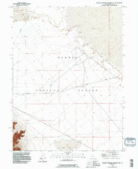 Dugway Proving Ground NW 1993 topographic map thumbnail