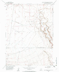 Dugway Proving Ground SE 1954 topographic map thumbnail