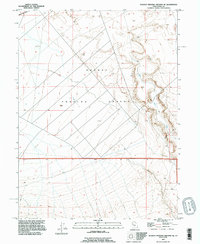 Dugway Proving Ground SE 1993 topographic map thumbnail