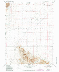 Dugway Proving Ground SW 1954 topographic map thumbnail