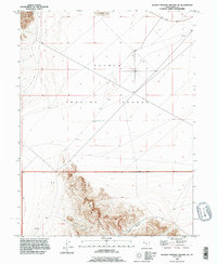 Dugway Proving Ground SW 1993 topographic map thumbnail