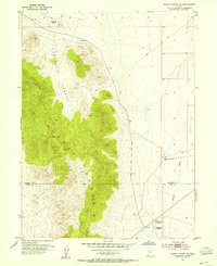 Dugway Range NE 1953 topographic map thumbnail