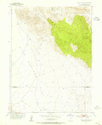 Dugway Range NW 1953 topographic map thumbnail