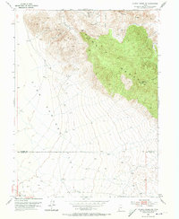Dugway Range NW 1953 topographic map thumbnail