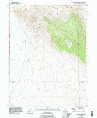 Dugway Range NW 1993 topographic map thumbnail