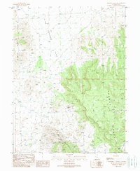 Dugway Range SW 1988 topographic map thumbnail