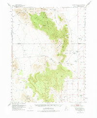 Dugway Range 1953 topographic map thumbnail