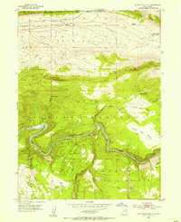 Dutch John Mtn 1952 topographic map thumbnail