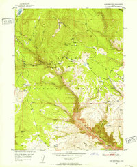 Dyer Mountain 1950 topographic map thumbnail