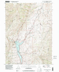 East Canyon Reservoir 1997 topographic map thumbnail